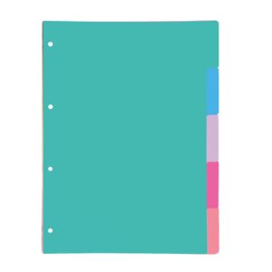 warmte vastleggen Prestigieus Oxford Tabbladen A4 - 5 pastel kleuren - Flashcards bestellen