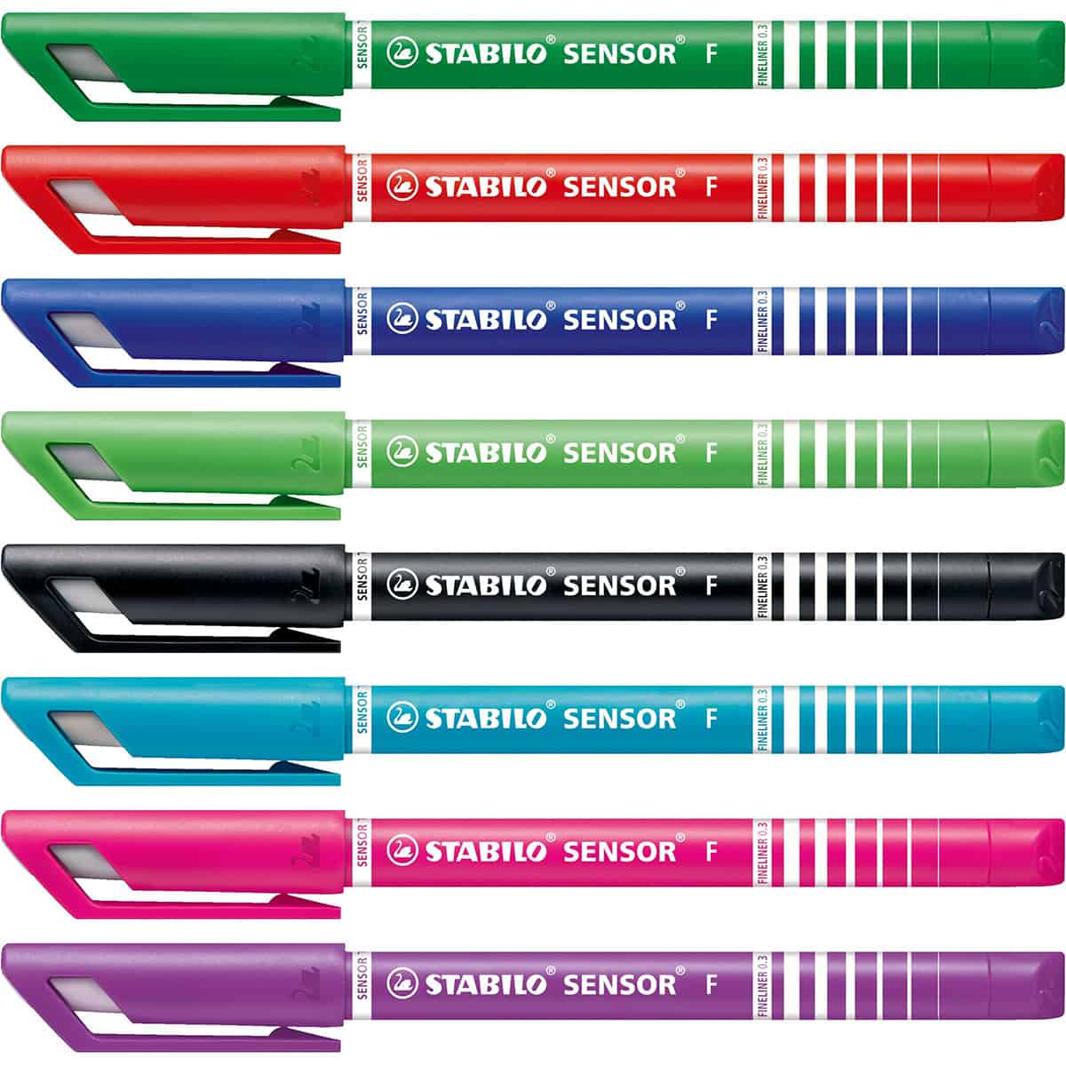 eenzaam Iedereen Omhoog STABILO SENSOR 189 fineliner 3 mm turquoise -